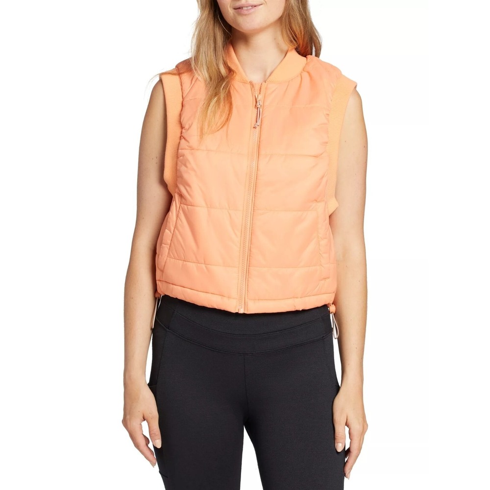Alpine Design Women's Shortie EcoTrail Quilted Vest Orange XXL Retail $70 NWT‎
